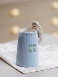 Yvonne Ellen blue cat jug 340ml, imported from the UK