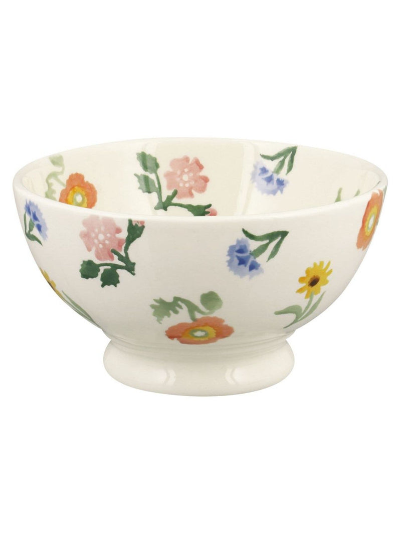 Emma Bridgewater Cream Poppies and Pinks French bowl, UK version