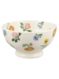 Emma Bridgewater Cream Poppies and Pinks French bowl, UK version