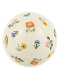 Emma Bridgewater Cream Poppies and Pinks French bowl, UK version