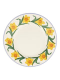 Emma Bridgewater dinner plate Cream Windblown Daffodils 8.5 inch, UK version