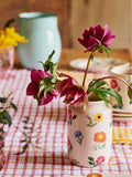 Emma Bridgewater cream poppies and pinks medium jam jar - British product