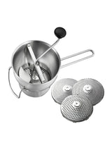 Next GEFU Silver FLOTTE LOTTE Food Mill with 3 Discs 2L- Buy online at McGrocer