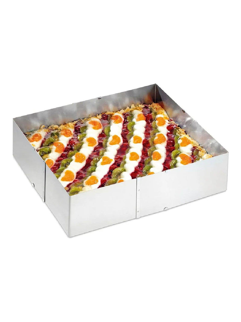 GEFU Silver Baking Frame stainless steel adjustable (British brand)