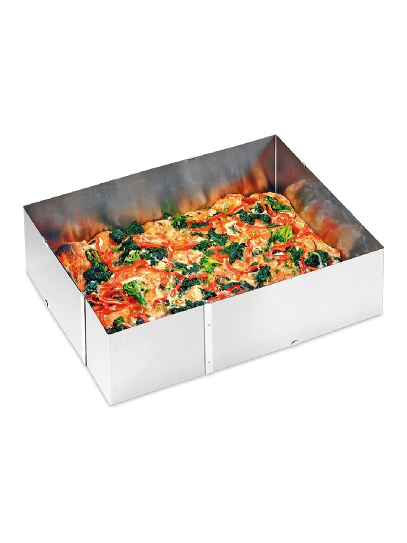 GEFU Silver Baking Frame stainless steel adjustable (British brand)