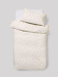 Teal Blue Terrazzo duvet cover and pillowcases set (British brand)
