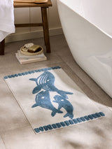 Next Blue Whale 100% Cotton Bath Mat- Buy online at McGrocer