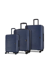Next Rock Luggage Navy Lincoln Suitcase 3 Piece Set- Buy online at McGrocer