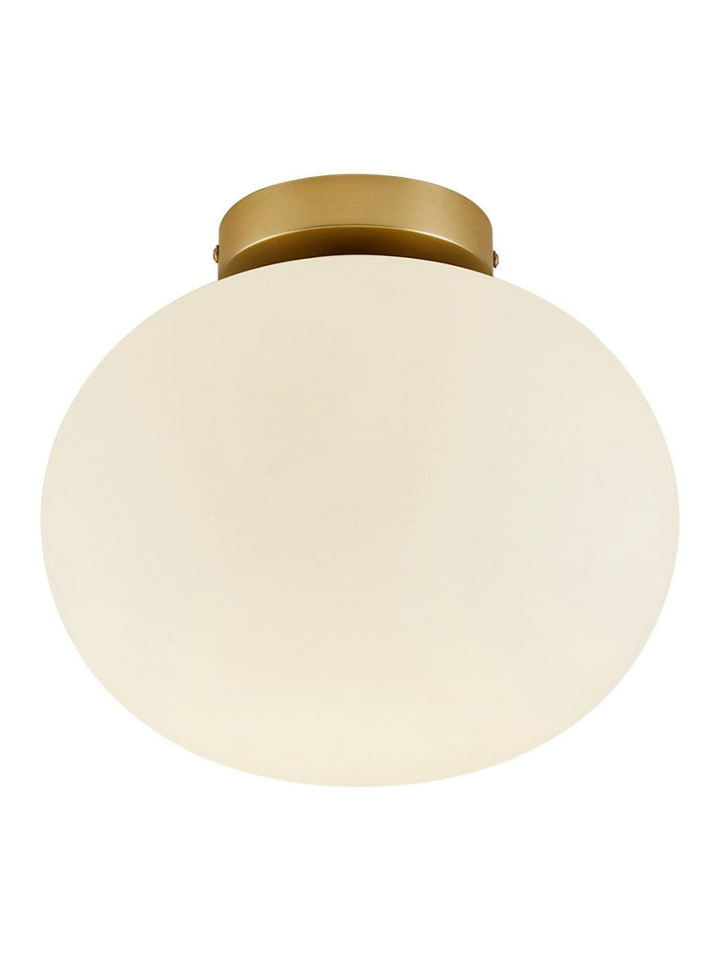 Nordlux Alton ceiling light mouth-blown glass brass (British brand)