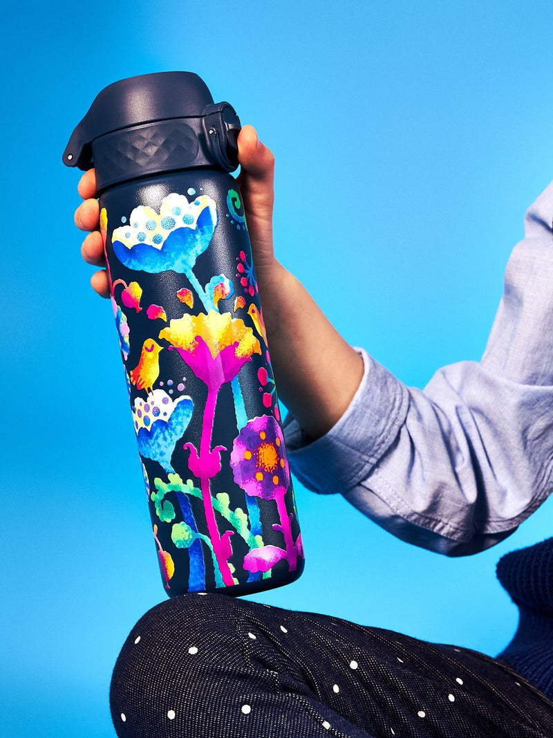 Ion8 Floral water bottle 500ml, UK version