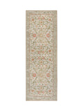 Hug Rug beige green floral runner 75x220cm, UK version