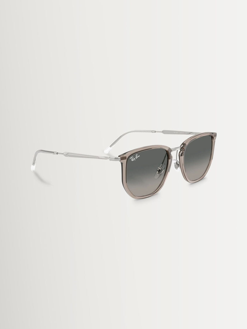 Ray-Ban grey irregular sunglasses (British brand)