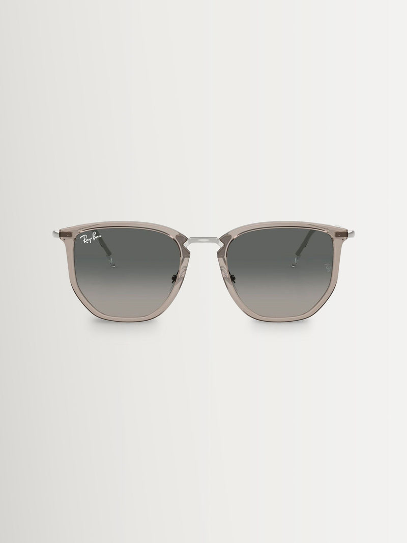 Ray-Ban grey irregular sunglasses (British brand)