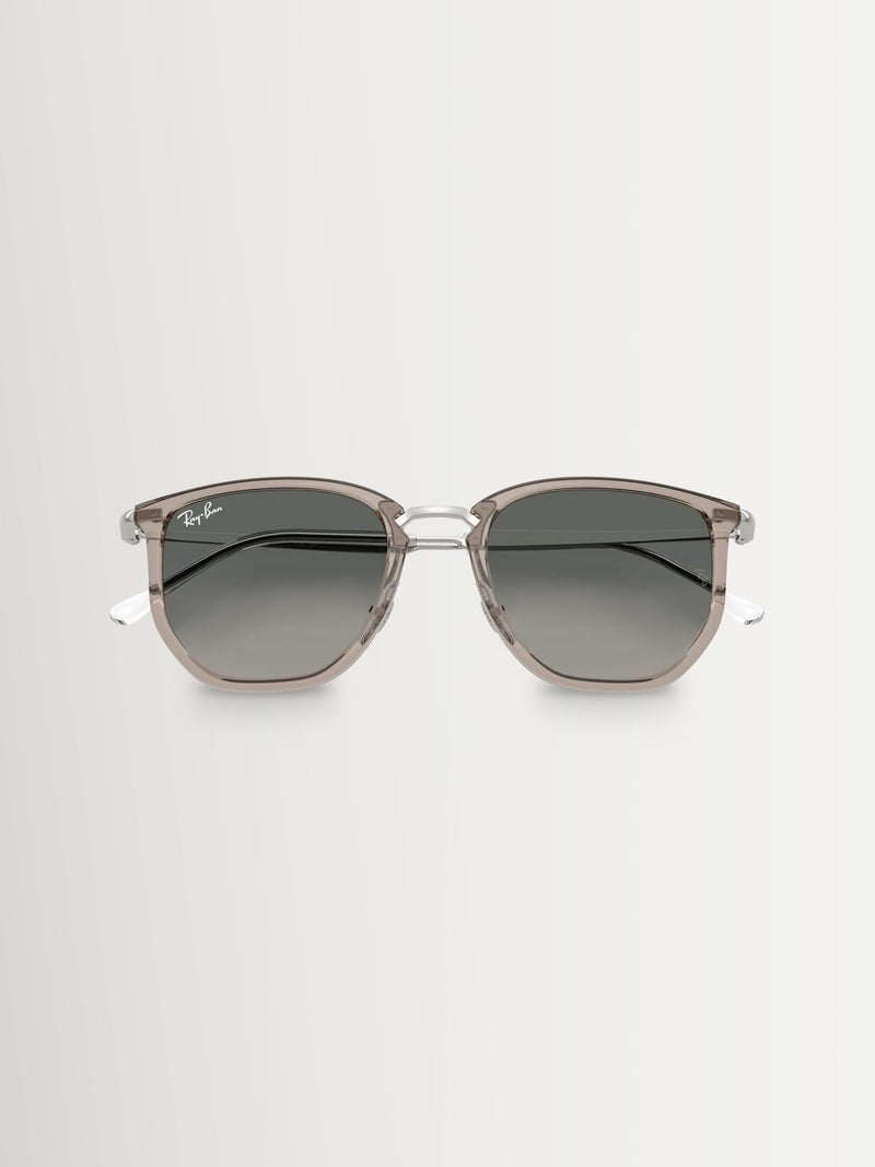 Ray-Ban grey irregular sunglasses (British brand)