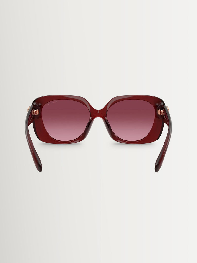 COACH burgundy square sunglasses - British product