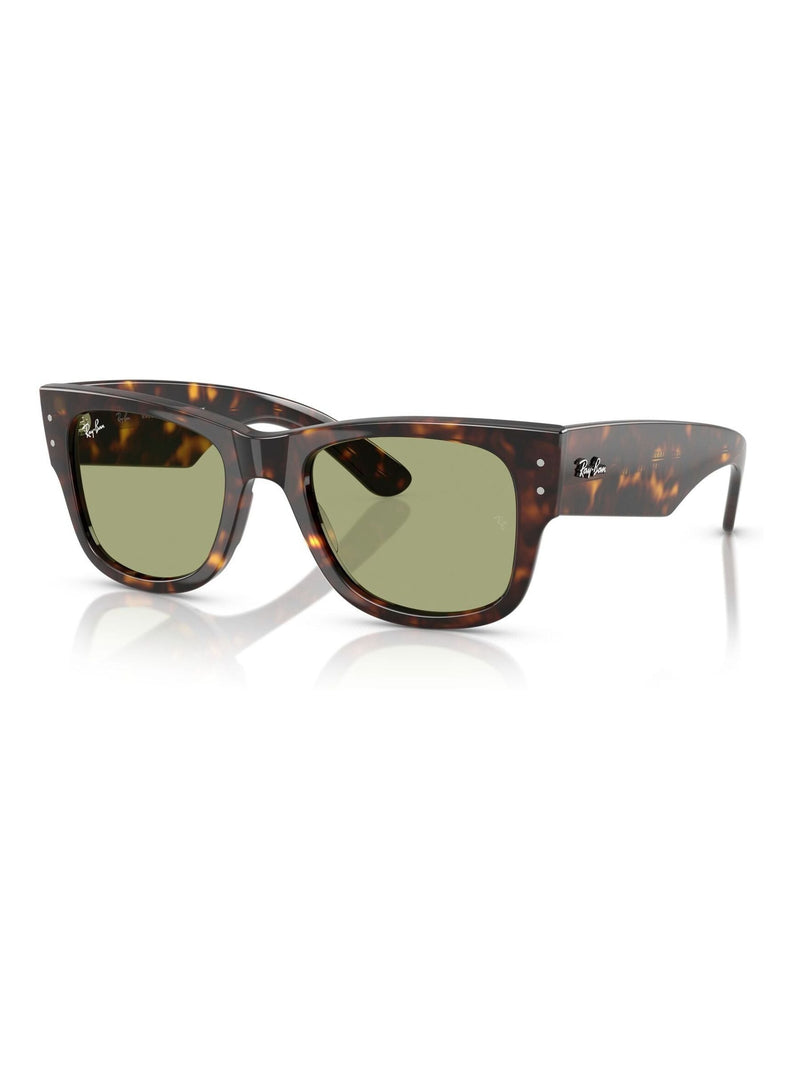 نظارات شمسية Ray-Ban Mega Wayfarer بنية، مستوردة من المملكة المتحدة