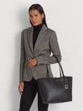 Lauren Ralph Lauren reversible tote bag black and taupe medium - British product