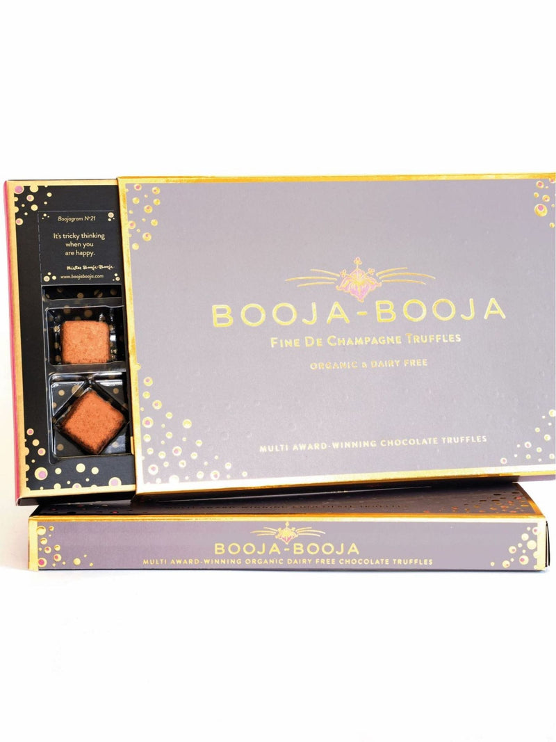 Booja Booja Fine de Champagne chocolate truffles 16 pack - British product