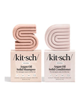 Next Kitsch Repairing Argan Oil Shampoo and Conditioner Bar Set- Buy online at McGrocer