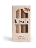 Kitsch Velvet XL flexi rods 4-piece set (British brand)