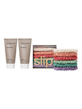Living Proof No Frizz and Slip silk scrunchies haircare bundle, UK version