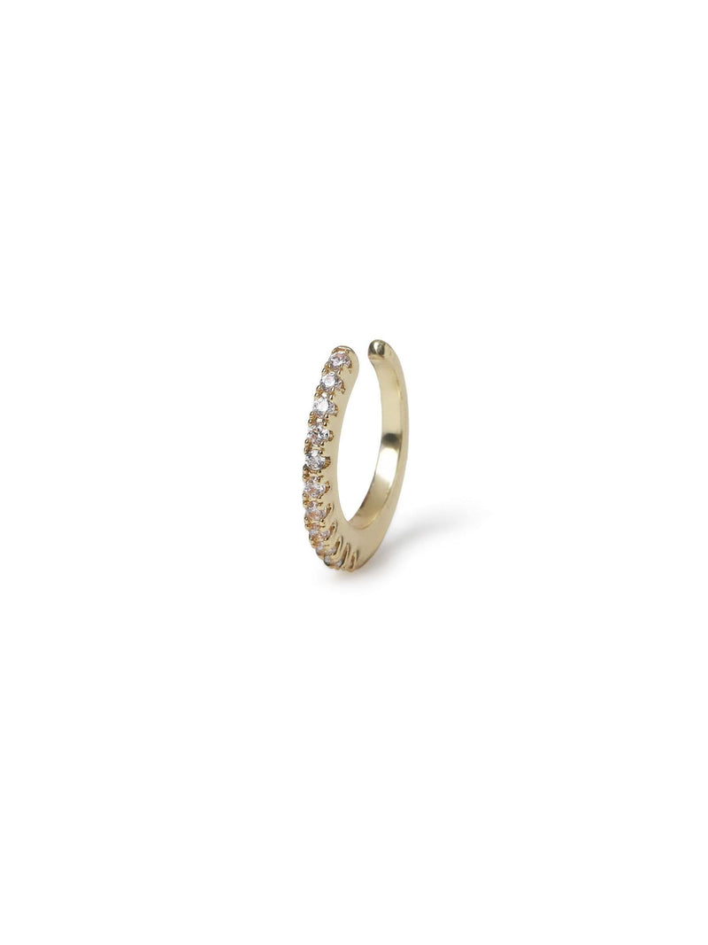 Aela gold tone cubic zirconia ear cuff - British product