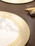Gold Mirrored Charger Plate 38cm square, UK version