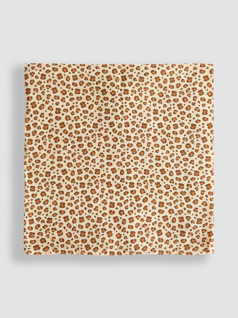 JoJo Maman Bébé leopard muslin cloths 3-pack British product