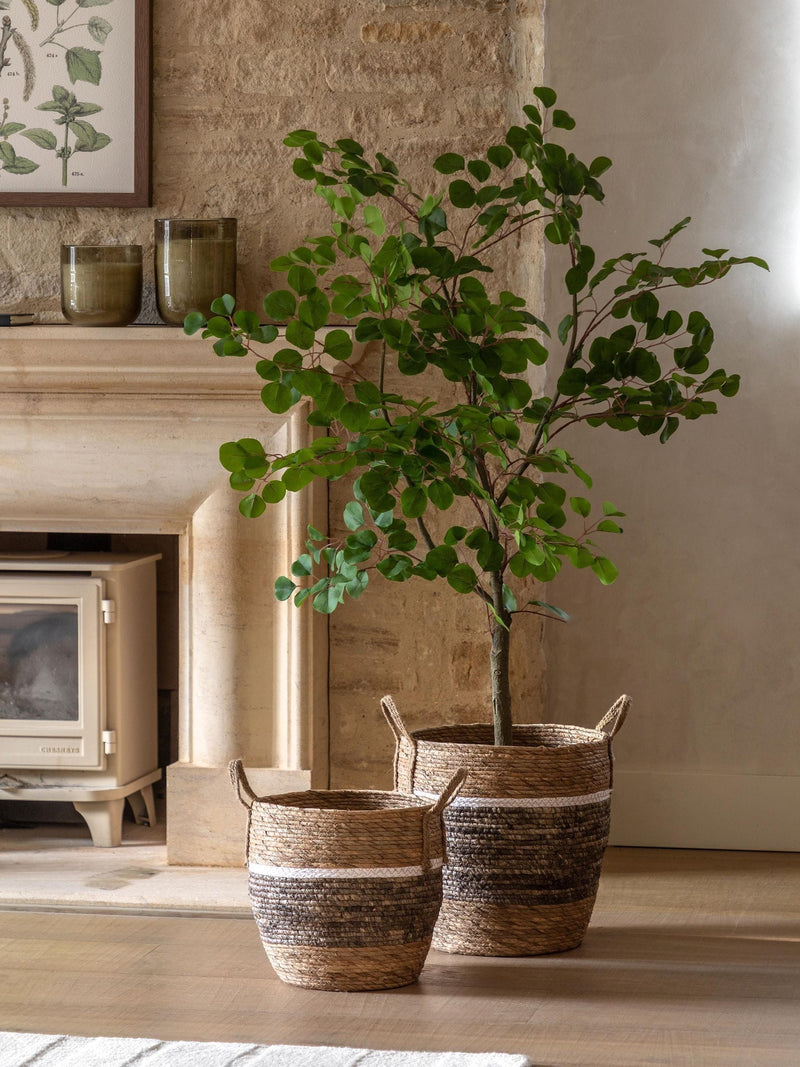 Gallery Home green faux potted eucalyptus tree 150cm, UK version