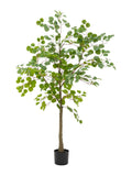 Gallery Home green faux potted eucalyptus tree 150cm, UK version