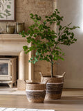 Gallery Home green faux potted eucalyptus tree 150cm, UK version