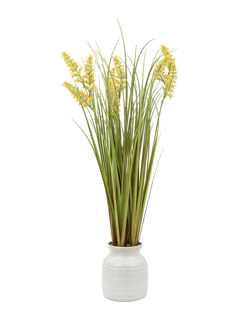 Gallery Home faux potted grass with wildflowers, UK version