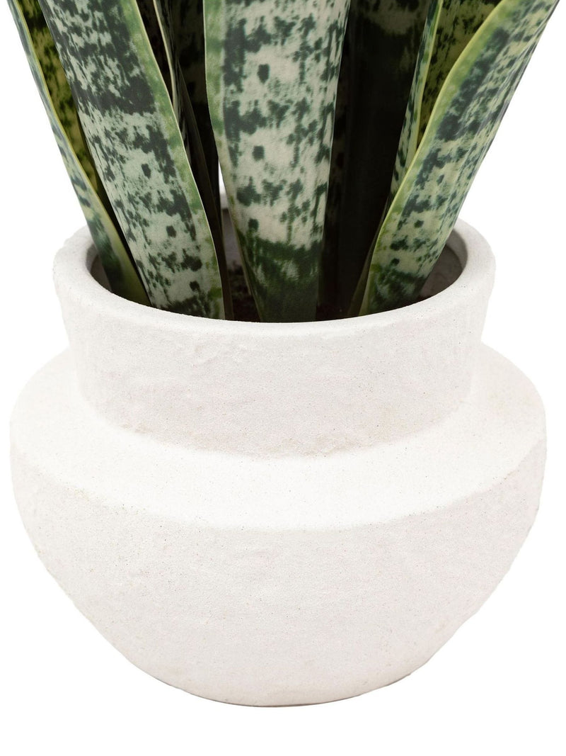 Gallery Home natural faux snake plant in ceramic pot 52cm tall, UK version