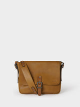 Next Osprey London The Lorenzo Leather Messenger Bag Brown Medium- Buy online at McGrocer