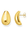 Thomas Sabo gold tone rounded earrings (British brand)