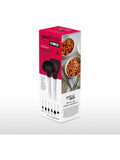 Good Food 6-piece black cooking utensil set, UK version