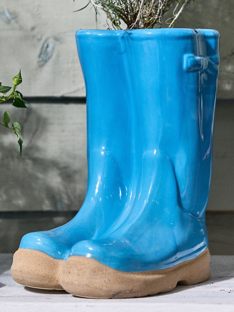 Dibor blue double Wellington large planter (British brand)