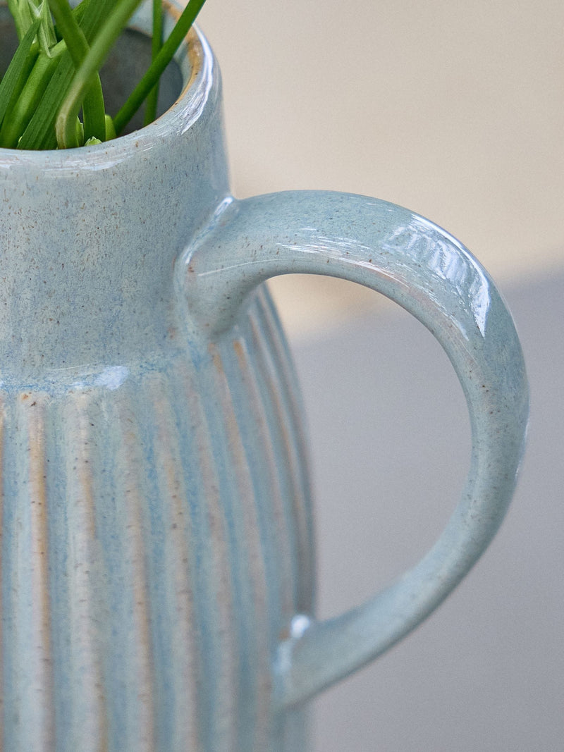 Dibor Blue Narbeth Traditional Rustic Tall Pitcher