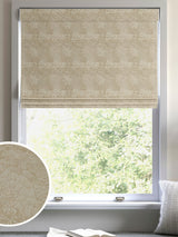 Next Flax Natural Verty Roman Blind- Buy online at McGrocer