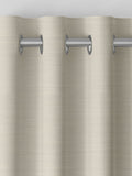 Ire Oyster Natural Subtle Stripe curtains, imported from the UK