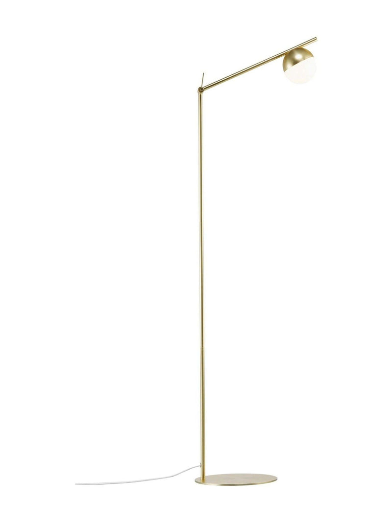 Nordlux Contina floor lamp matte black opal glass, imported from the UK