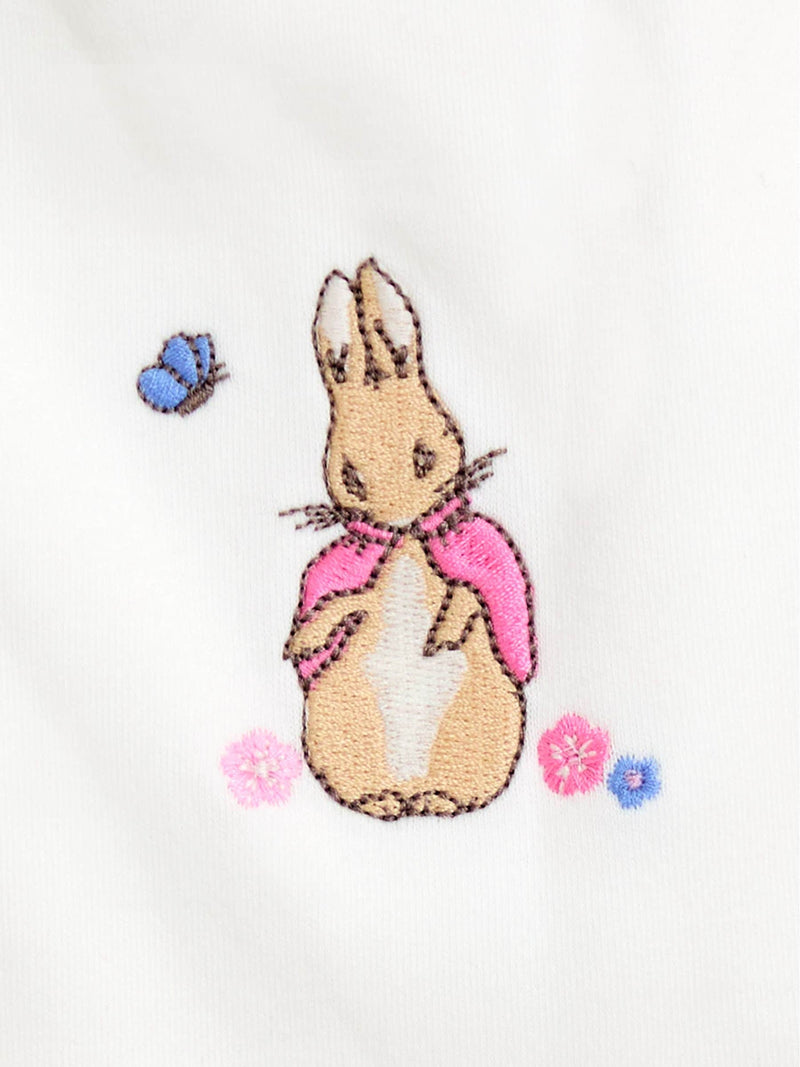 JoJo Maman Bébé pink floral Flopsy bibs 3-pack - British product