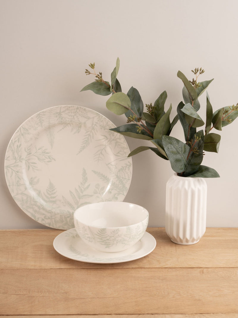 Mary Berry Green Botanical dinner set 12 piece, imported from the UK