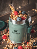 Insulated Stainless Steel Food Jar with Spork 0.4L