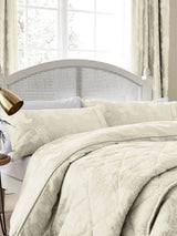 Next Sanderson Ivory Ashbee Duvet Cover and Pillowcase Set- Buy online at McGrocer