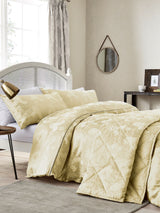Sanderson Soft Gold Ashbee Duvet Cover and Pillowcase Set