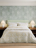 Sanderson Gold Pyramus Quilted Throw 260x265cm (British brand)