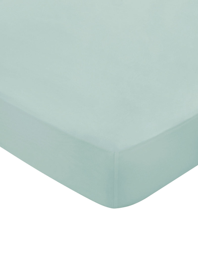 Bedeck of Belfast Celadon fitted sheet - British product