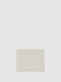 Reiss off white Quincy woven billfold wallet (British brand)