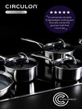 Circulon Steelshield Stainless Steel Hybrid Sauté Pan 22cm - British product